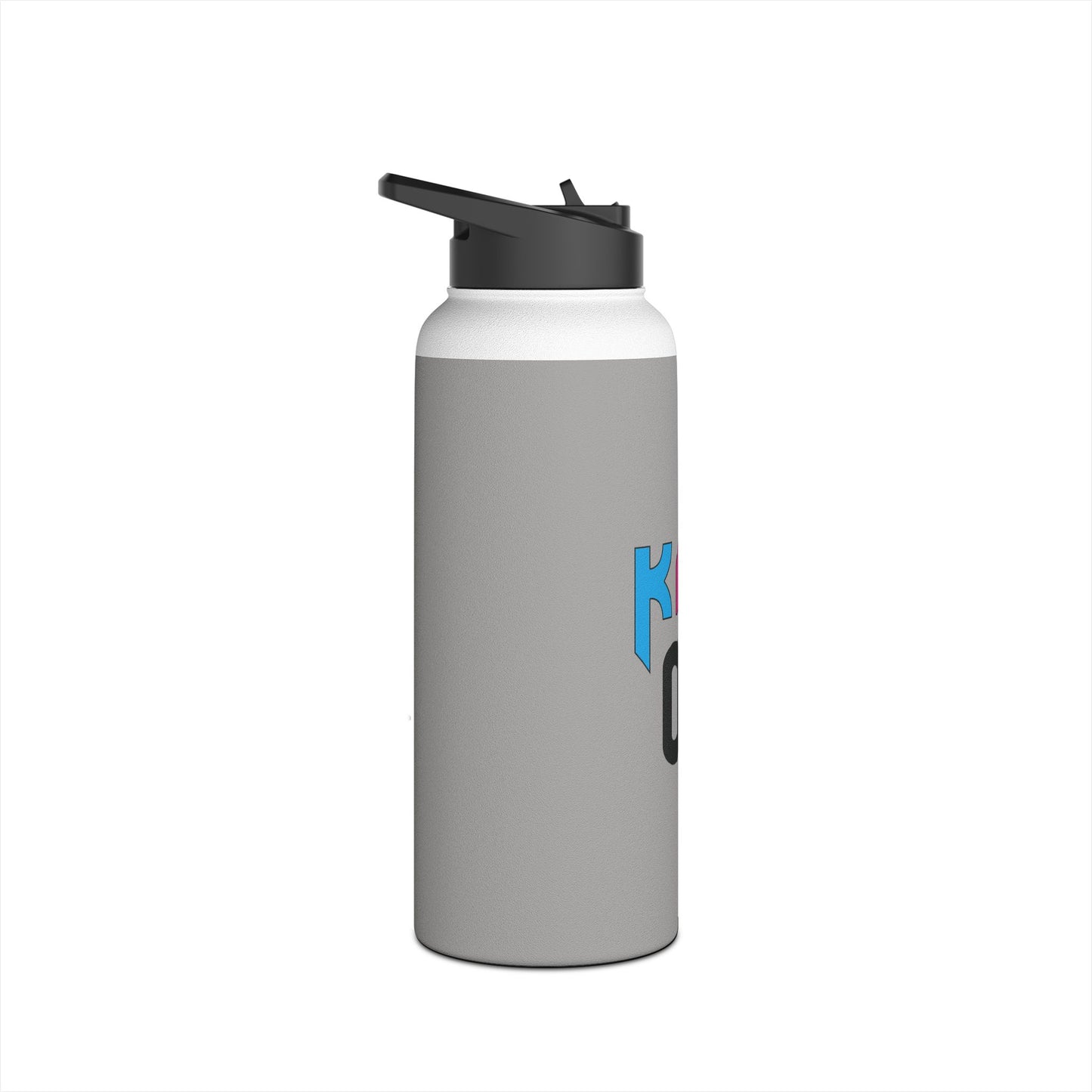 kayOS Logo Stainless Steel Water Bottle, Standard Lid