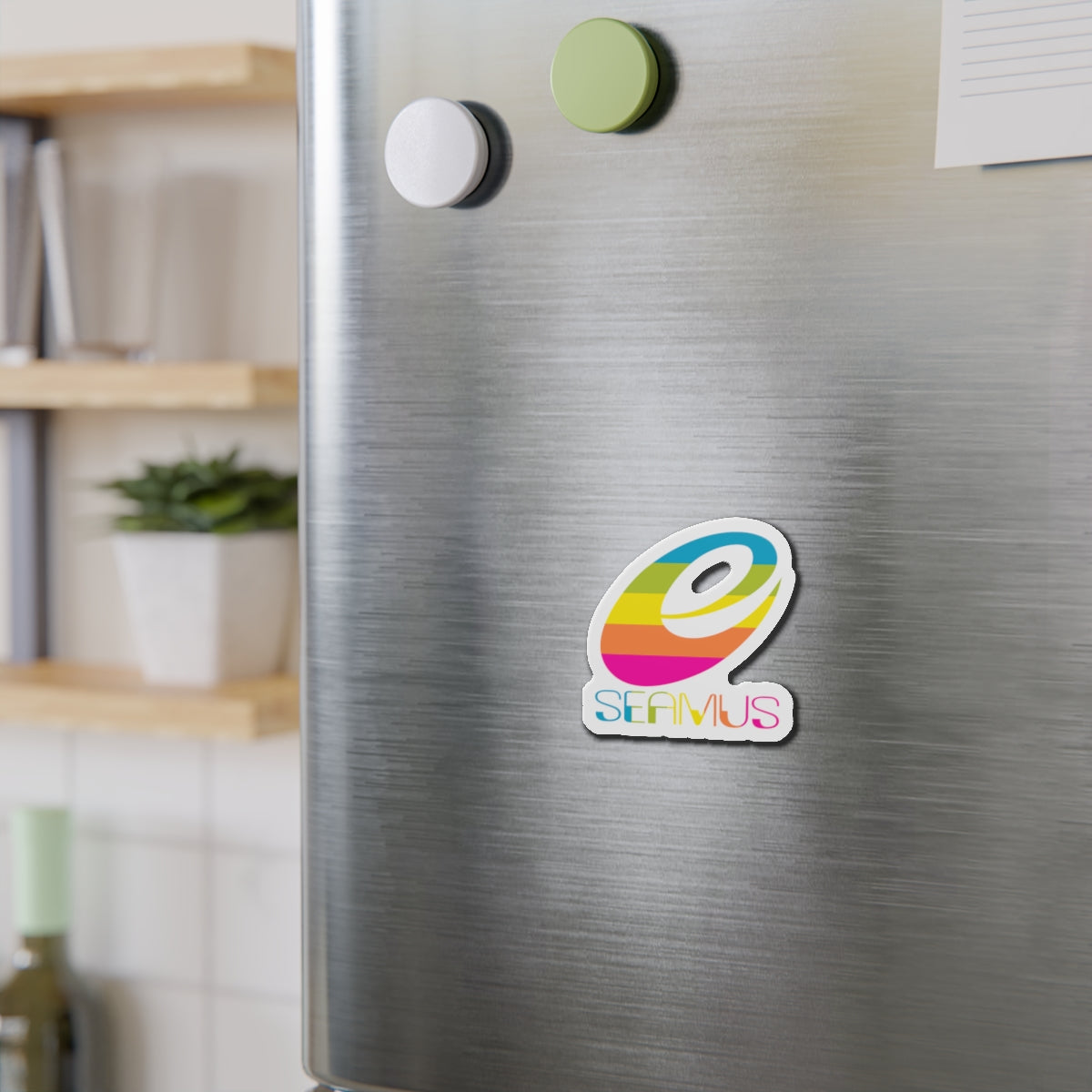 eSeamus Logo Die-Cut Magnets