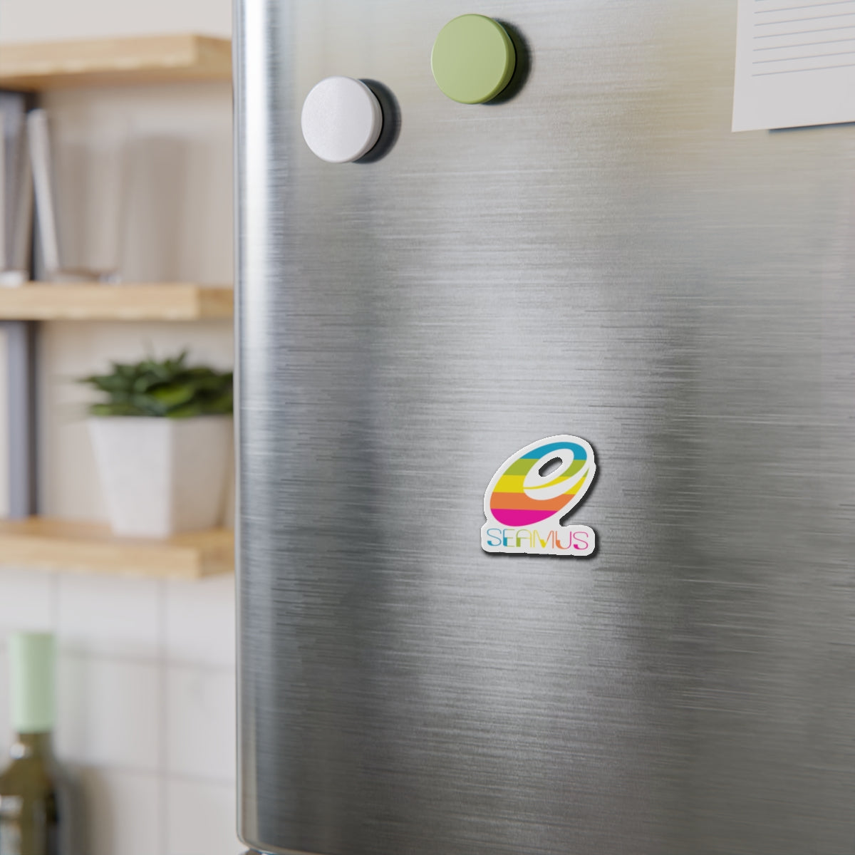 eSeamus Logo Die-Cut Magnets