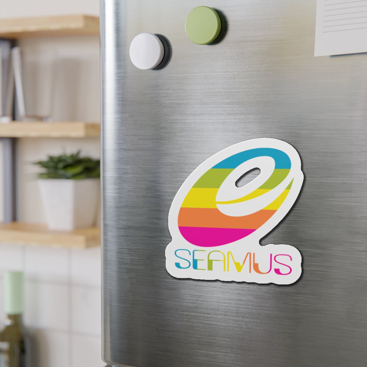 eSeamus Logo Die-Cut Magnets