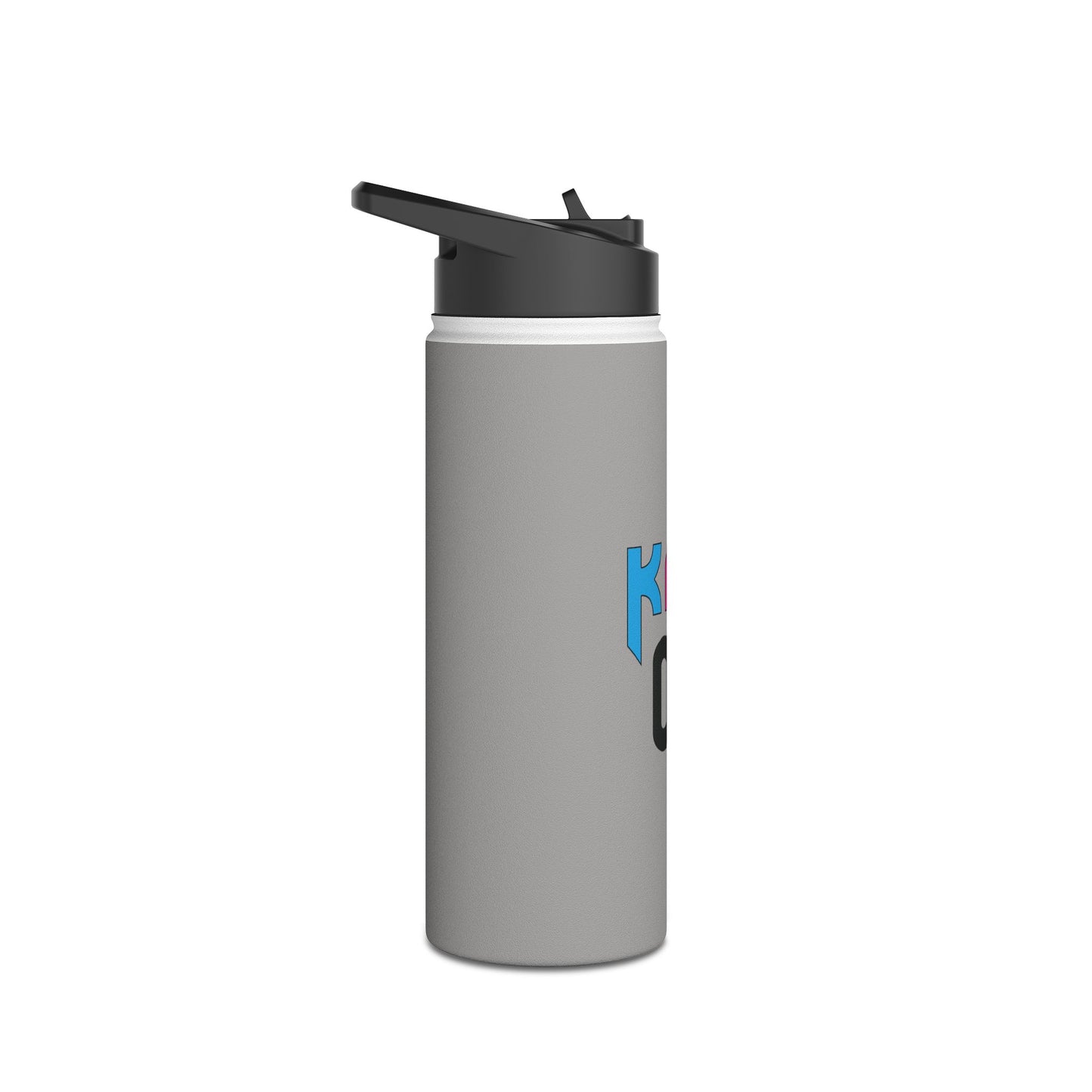 kayOS Logo Stainless Steel Water Bottle, Standard Lid