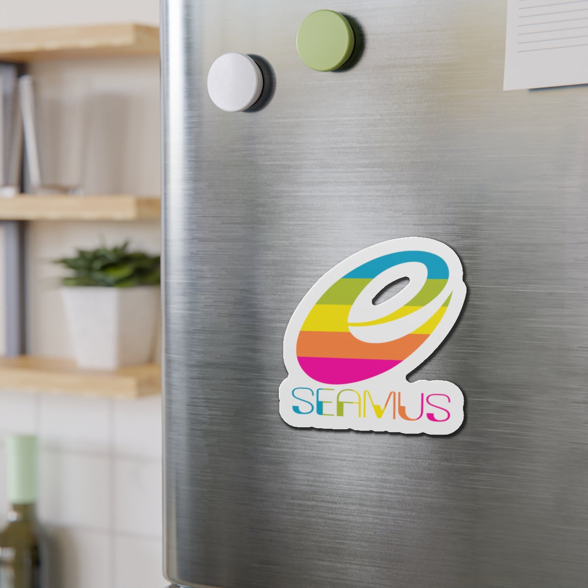 eSeamus Logo Die-Cut Magnets